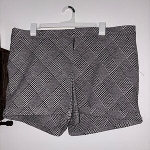 Torrid Black and White Checkered Women's Shorts